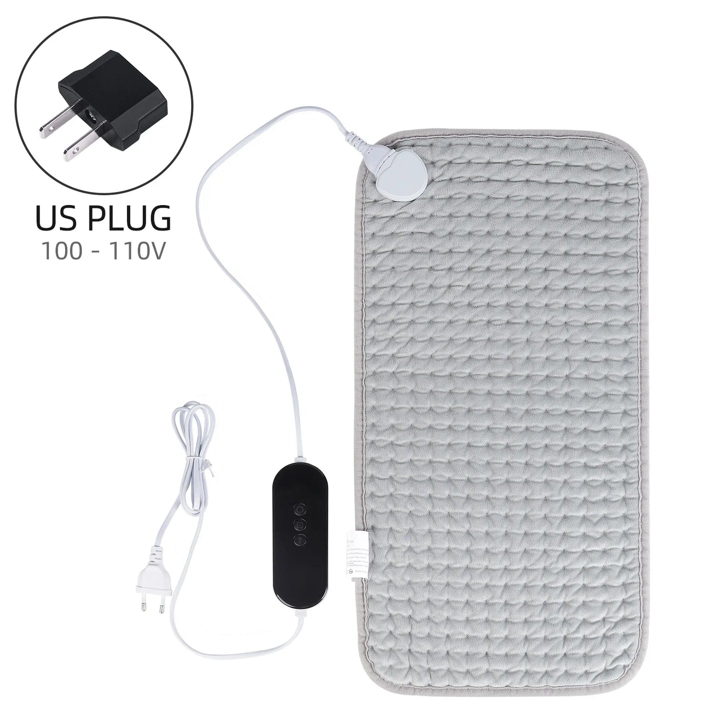 30*60cm Electric Heating Pad 9 Levels Heated Blanket Washable Winter Warmer Mat Heater For Back Neck Shoulder Legs	