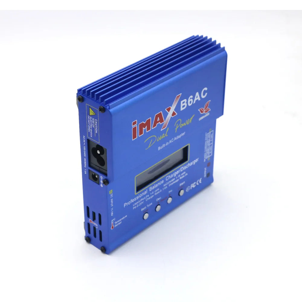 Imax B6AC Charger 80W 6A Balance Charger B6 AC RC Digital LCD Screen Li-ion LiFe Nimh Nicd PB Lipo Battery Discharger