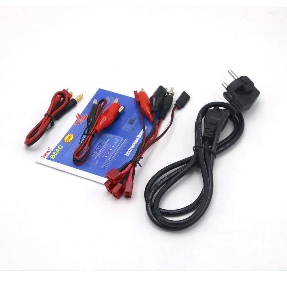 Imax B6AC Charger 80W 6A Balance Charger B6 AC RC Digital LCD Screen Li-ion LiFe Nimh Nicd PB Lipo Battery Discharger
