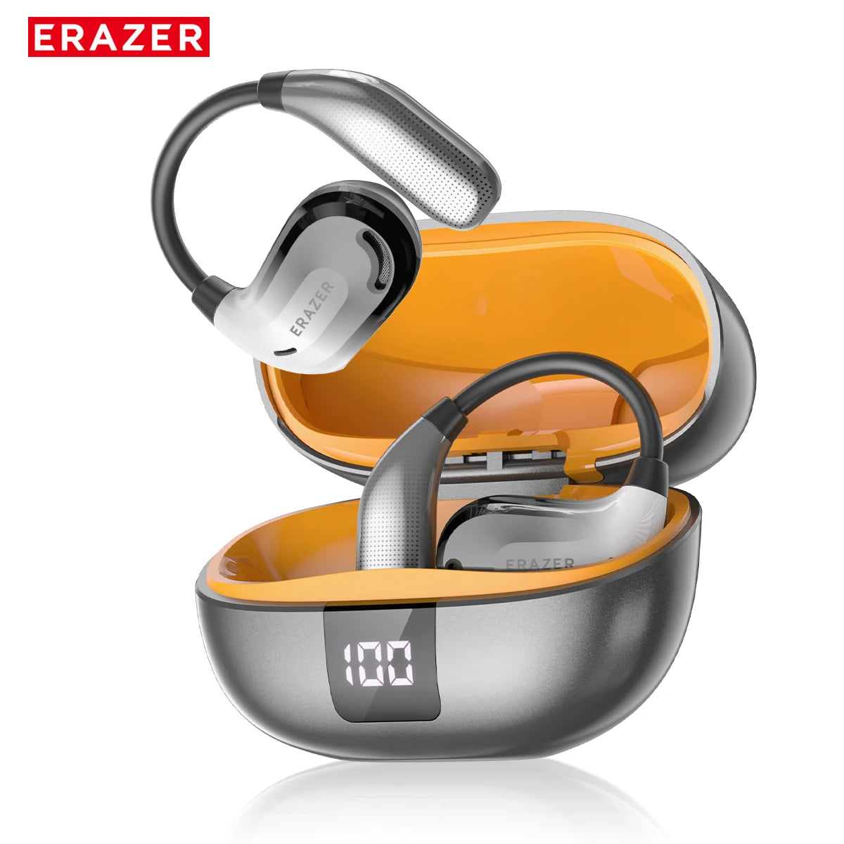 ERAZER XT66PRO AI Translator Earbuds Bluetooth Earphones ASMR Headsets DIY APP Wireless Headphones 13 Hours long life Display-ShoptAI	