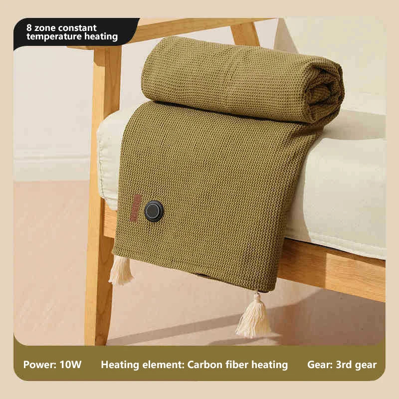 USB Electric Blanket Xiaomi Winter Portable Warm Blanket Washable Shoulder and Knee Fast Heating Home Camping