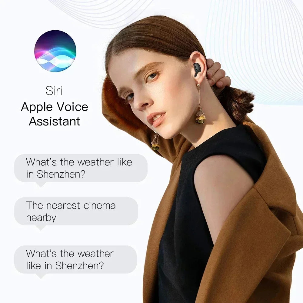 Wireless Bluetooth Earphones TWS Headset E6S Earbuds Noise Cancelling Headphones with Microphone 	