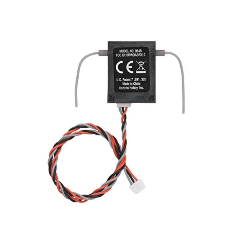 Récepteur Spectrum AR8000 DSMX 8 canaux 2,4 GHz avec satellite, compatible avec les émetteurs d'avions radiocommandés Spectrum DX8, DX7s, DX6, DX6i, DSM2, JR, DSX7 et DSX6.