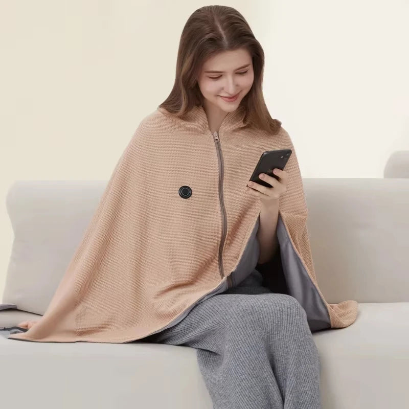 USB Electric Blanket Xiaomi Winter Portable Warm Blanket Washable Shoulder and Knee Fast Heating Home Camping