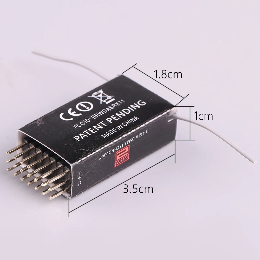 AR6100E Spectrum Receiver 2.4G 6 channel DSM2 model drone Receiver
