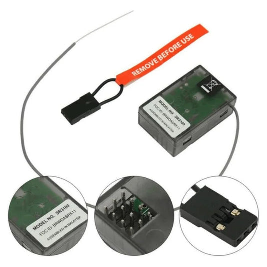 Récepteur 2,4 GHz Spectrum SR3100 DSM2 3 canaux Surface Émetteurs Spectrum DX2E DX3R X3E DX4C Voiture/bateau RC JR