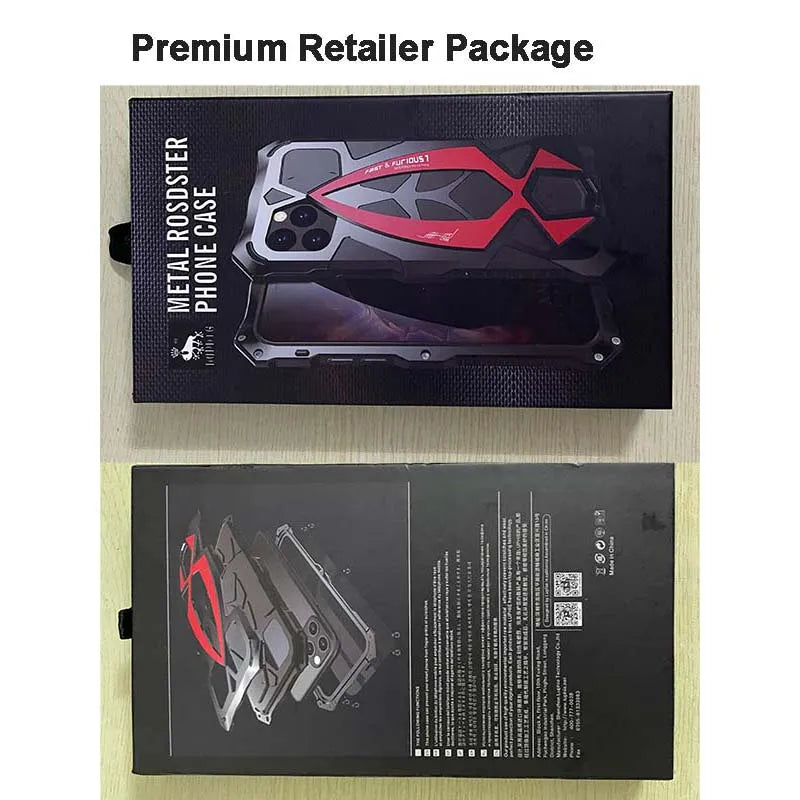 Military Grade Metal Case for iPhone 17 Pro Max 16e 16 Rugged Phone Cover Shockproof Armor Shell Silicon Fundas	