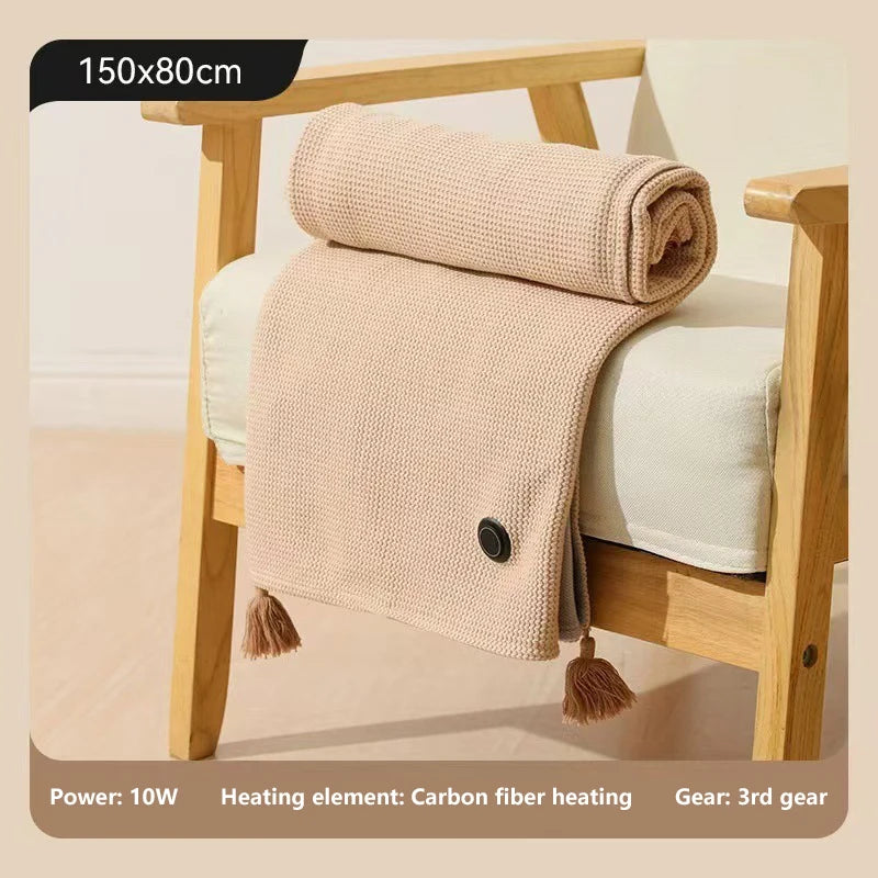 USB Electric Blanket Xiaomi Winter Portable Warm Blanket Washable Shoulder and Knee Fast Heating Home Camping