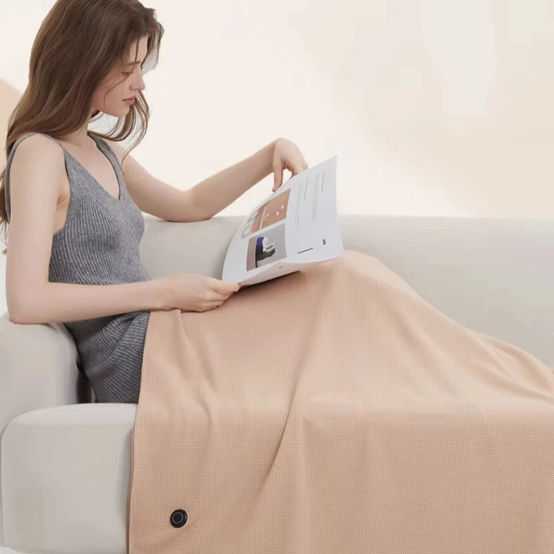 USB Electric Blanket Xiaomi Winter Portable Warm Blanket Washable Shoulder and Knee Fast Heating Home Camping