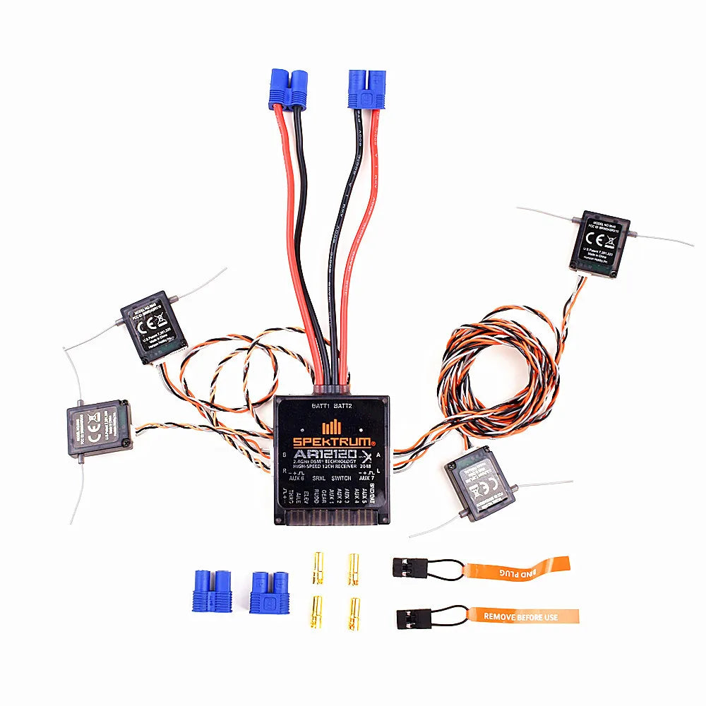 Spectrum AR12120 12ch DSMX XPlus PowerSafe Receiver SPMAR12120 compatible JR Spek RC remote controller