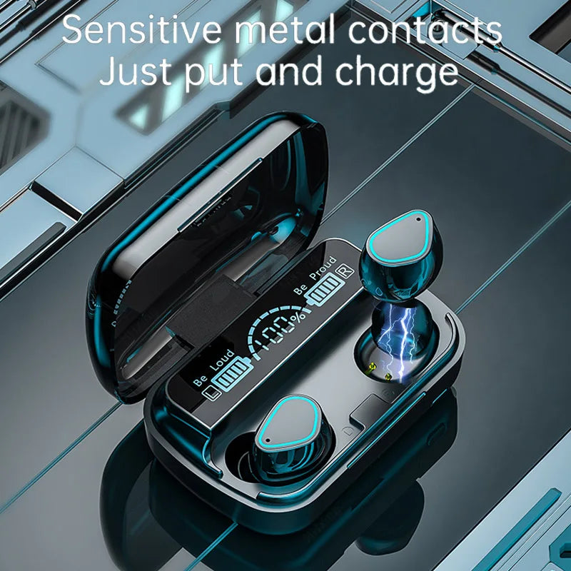 Wireless Bluetooth Headphones TWS Auriculares With Microphone Headset Gamer Earphones Power Bank	