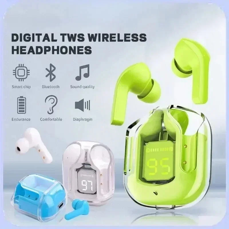 T2 Bluetooth Earphone TWS Sports Outdoor Headset Wireless Headphone Earbuds for Smart Phone  Games Music	