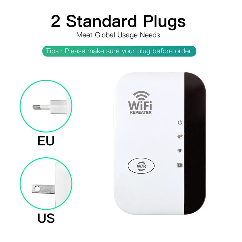 300Mbps Wireless WIFI Repeater FENVI Remote Wifi Extender Amplifier 802.11N WiFi Booster	
